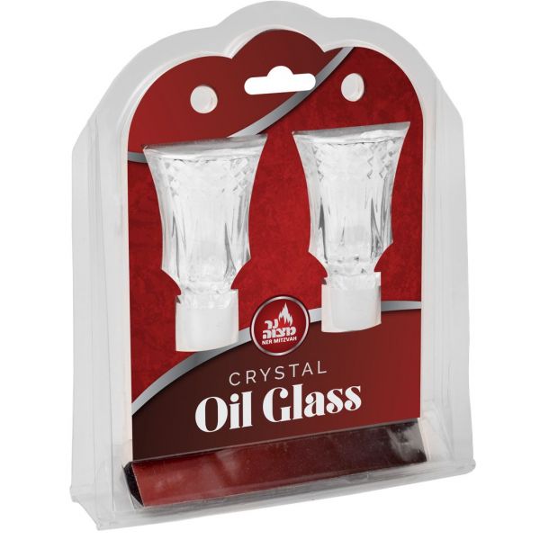 Crystal Oil Glass - With Safety Rubber - 2 pk.