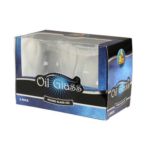 2 Pk Oil Glass #25