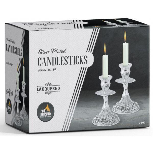  Silver Plated Candlestick 5