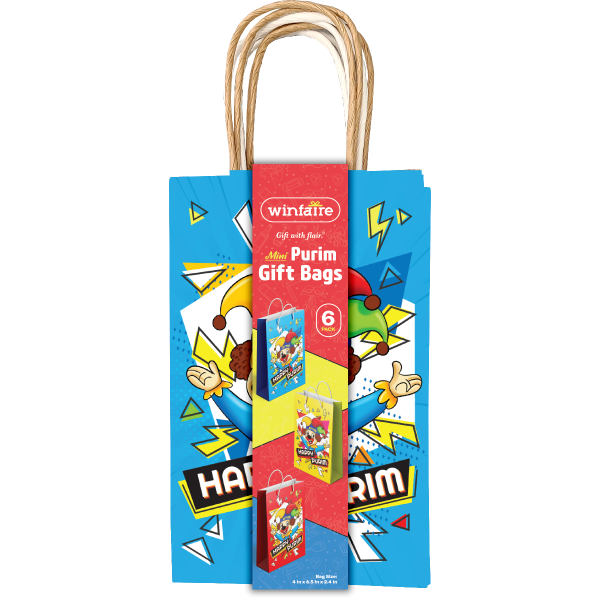 Purim Gift Bags - 6 Pack