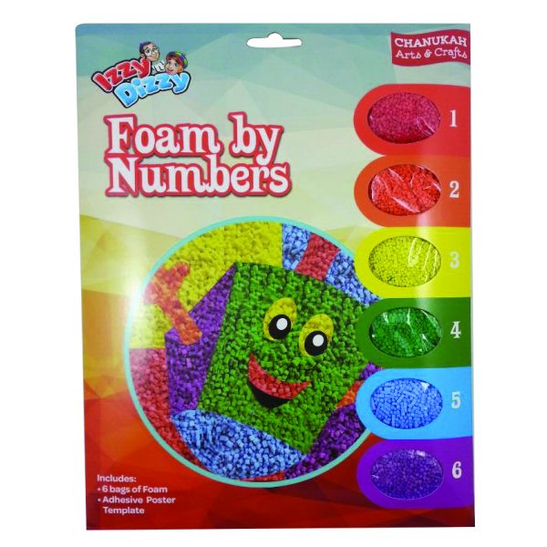 Chanukah Foam by Numbers Kit