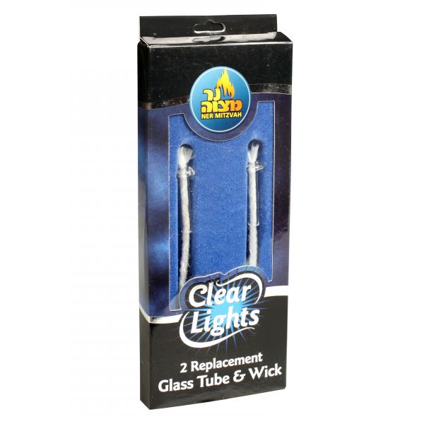 2-Pk. Glass tube & Wick replacement