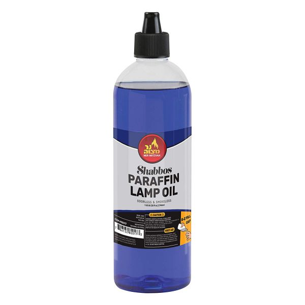 32 oz Blue Shabbos Lamp Oil (Smokeless Liquid Paraffin)