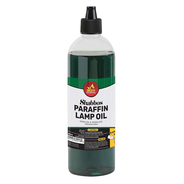 32. oz Green Shabbos Lamp Oil (Smokeless Liquid Paraffin)