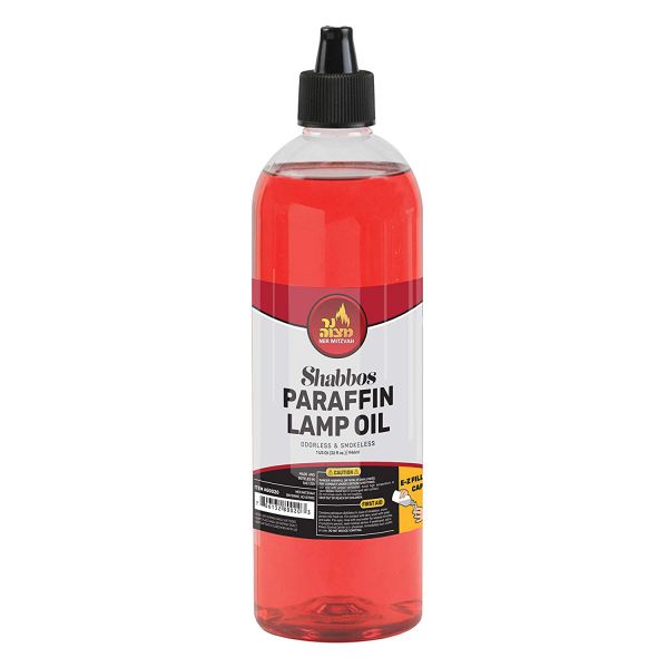 32oz Red Shabbos Lamp Oil (Smokeless Liquid Paraffin)